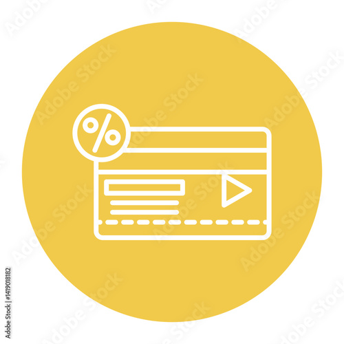 Credit Card Installment Icon