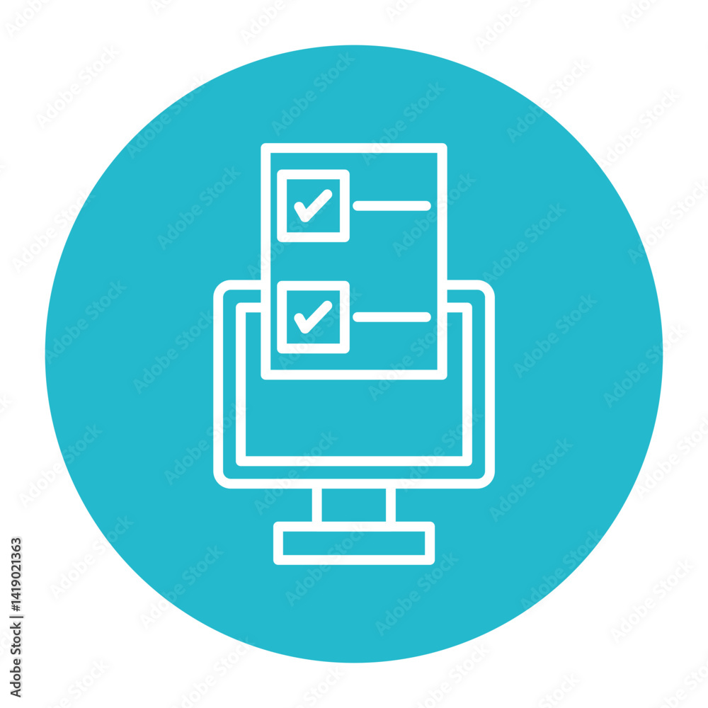 Online Tests Icon Online Tests Icon