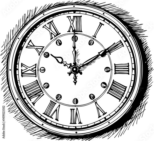 Time management insights business clock illustration graphic creative design digital environment artistic perspective