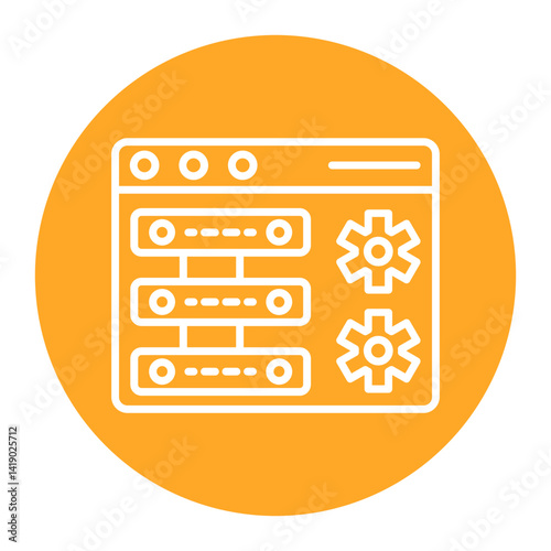 Server Side Engineering Icon