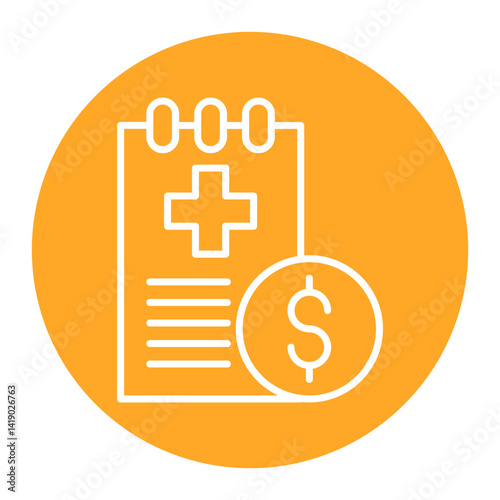 Health Insurance Deductible Icon