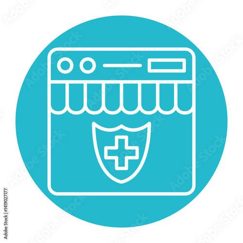 Online Insurance Enrollment Icon