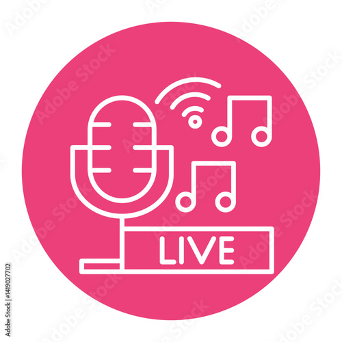 Live Music Icon