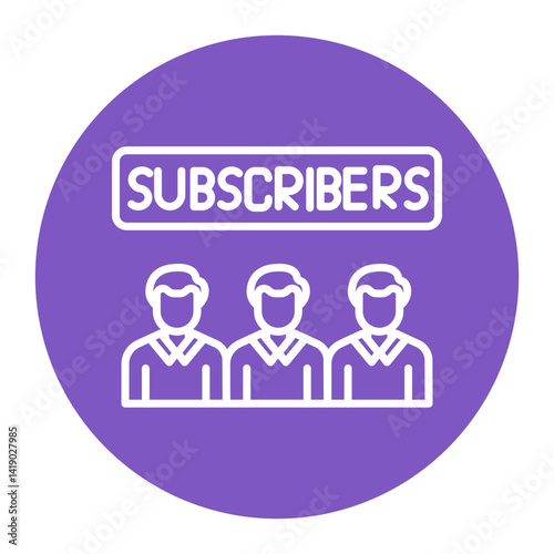 Subscribers Icon