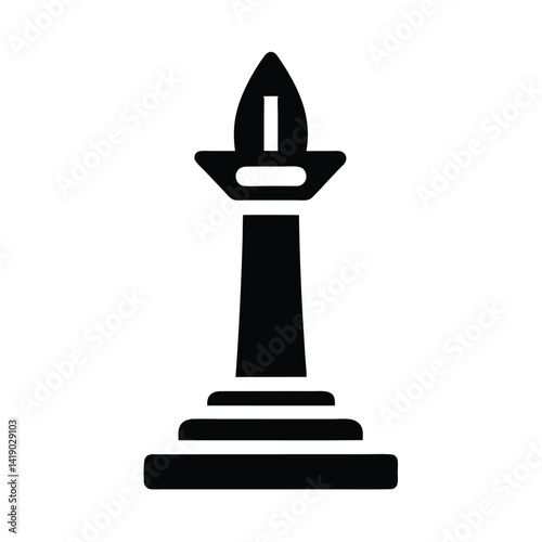 Sculpture Chisel Icon Vector Illustration