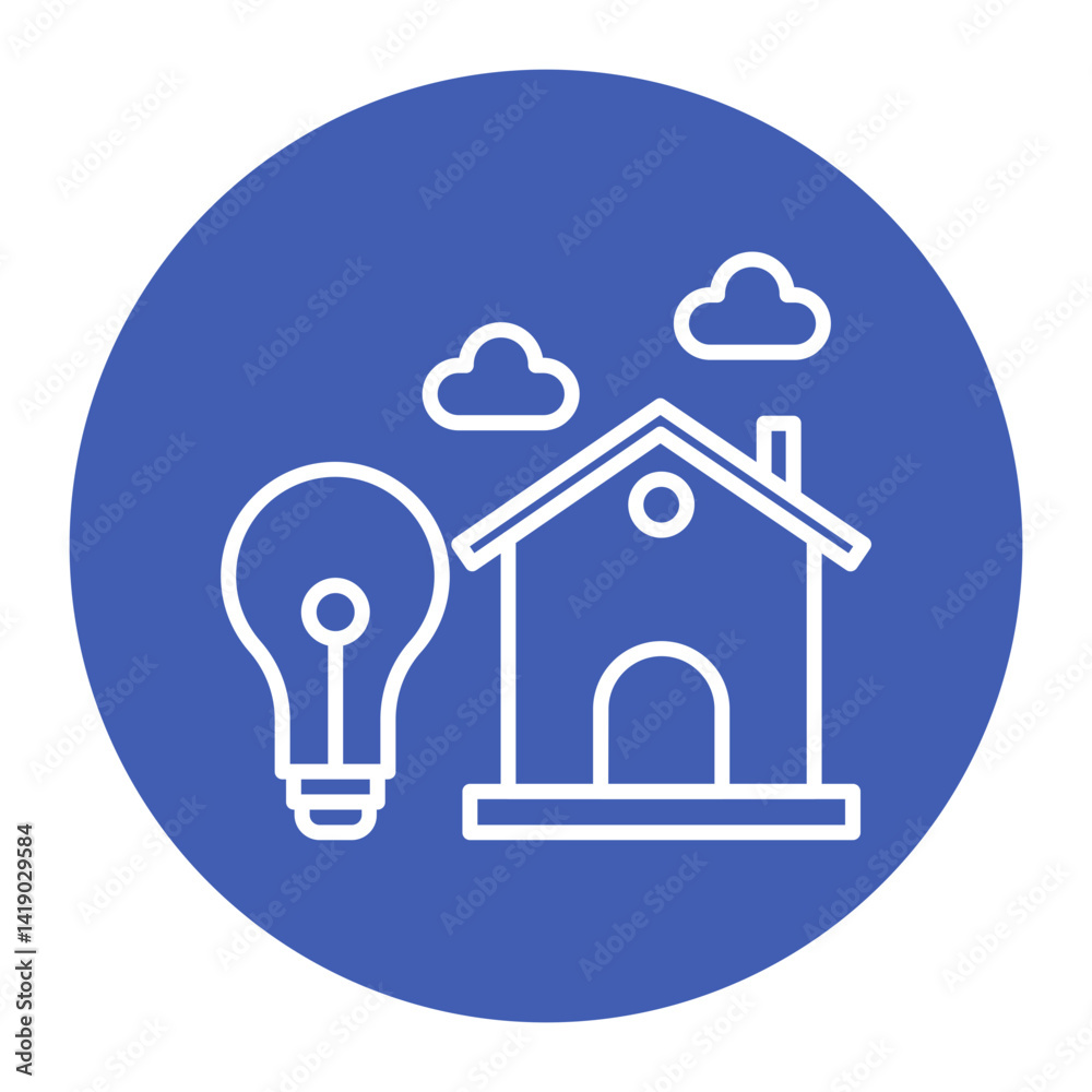 Fototapeta premium Creative Retreat Icon