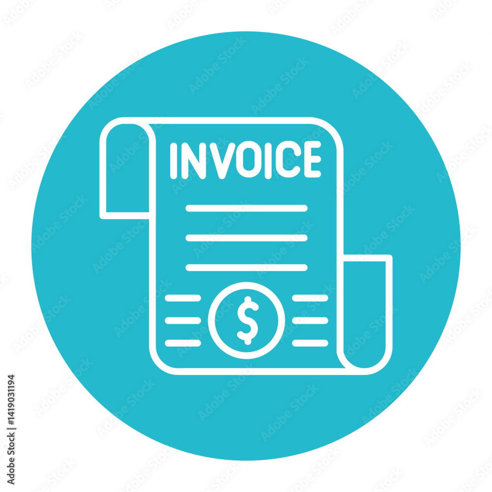 Invoice Factoring Icon Invoice Factoring Icon