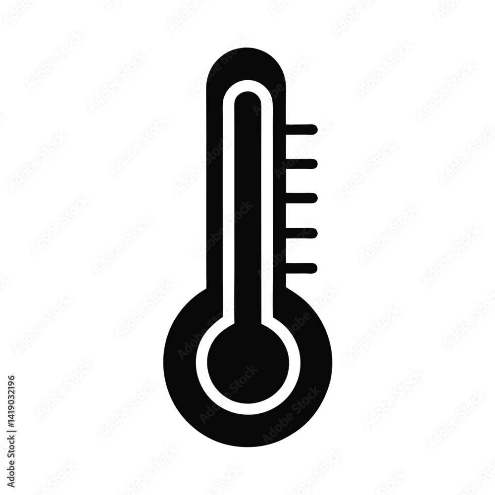 Thermometer Icon Vector Illustration Thermometer Icon Vector Illustration