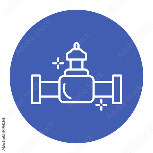 Saddle Valve Icon