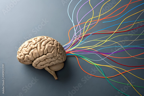 Vivid Neural Pathways of the Human Brain.