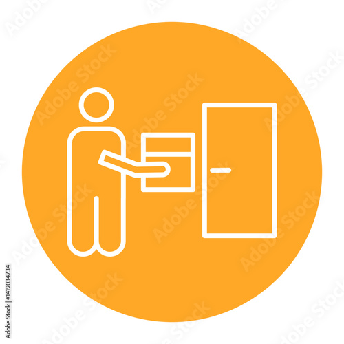 Delivery On Doorstep Icon