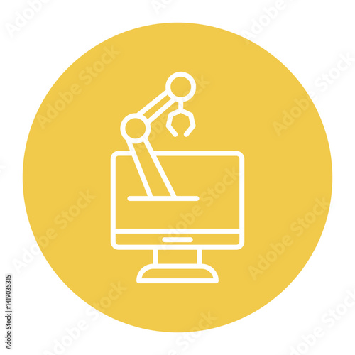 Computer Aided Manufacturing Icon
