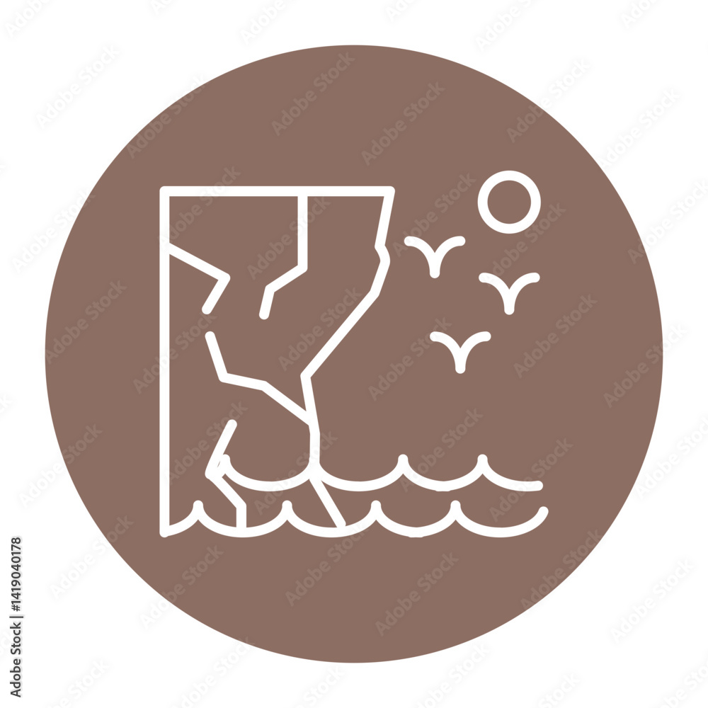 Land SInk Icon Land SInk Icon