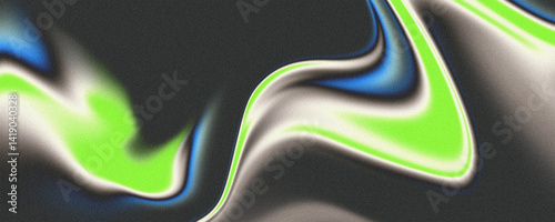 Gradient liquid grainy texture