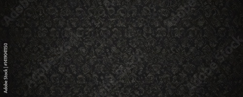 Wallpaper Mural Intricate dark damask, seamless gothic wallpaper pattern ,  digital,  luxury Torontodigital.ca