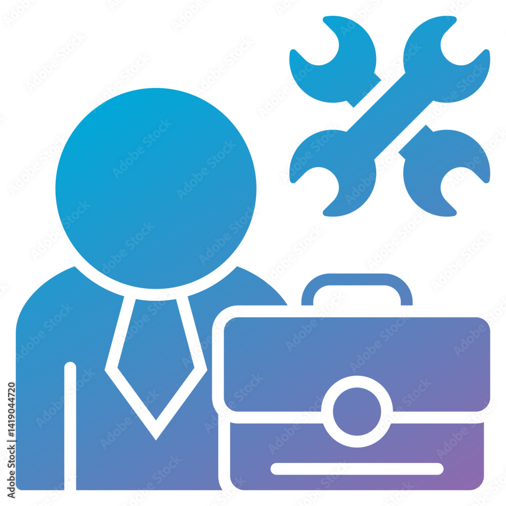 Obraz premium Professional Skills Icon