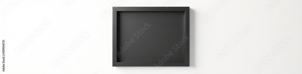 Black square frame mockup, isolated on white background , photo, showcase, professional Black square frame mockup, isolated on white background , photo, showcase, professional