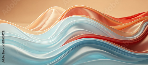 abstract background with waves