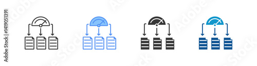 Task Performance Multistyle Icon Sheet