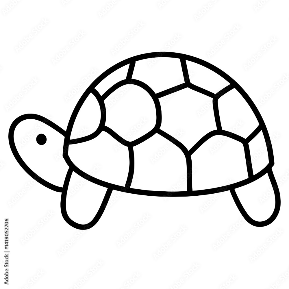 Obraz premium turtle vector illustration