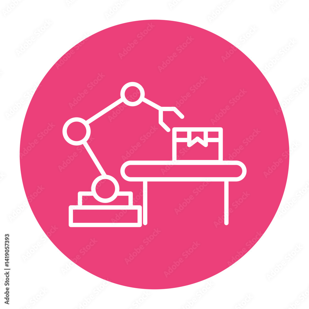 Automation Industry Icon Automation Industry Icon