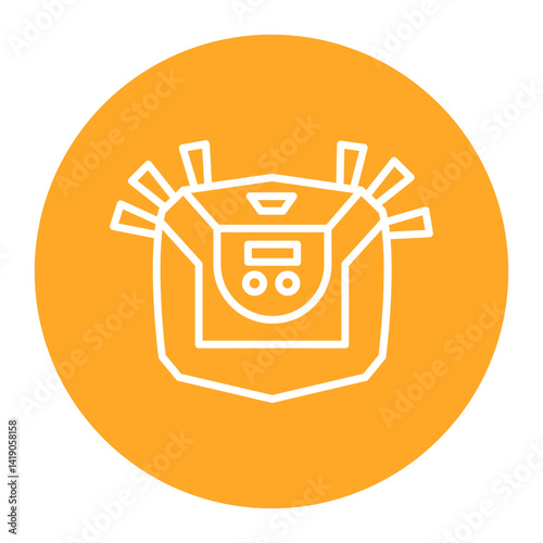 Robotic Vacuum Cleaner Icon