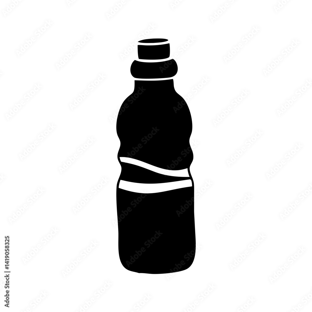 water bottle icon, water bottle silhouette vector illustration-simple silhouette illustration of water bottle, perfect for water bottle logos and icons water bottle icon, water bottle silhouette vector illustration-simple silhouette illustration of water bottle, perfect for water bottle logos and icons
