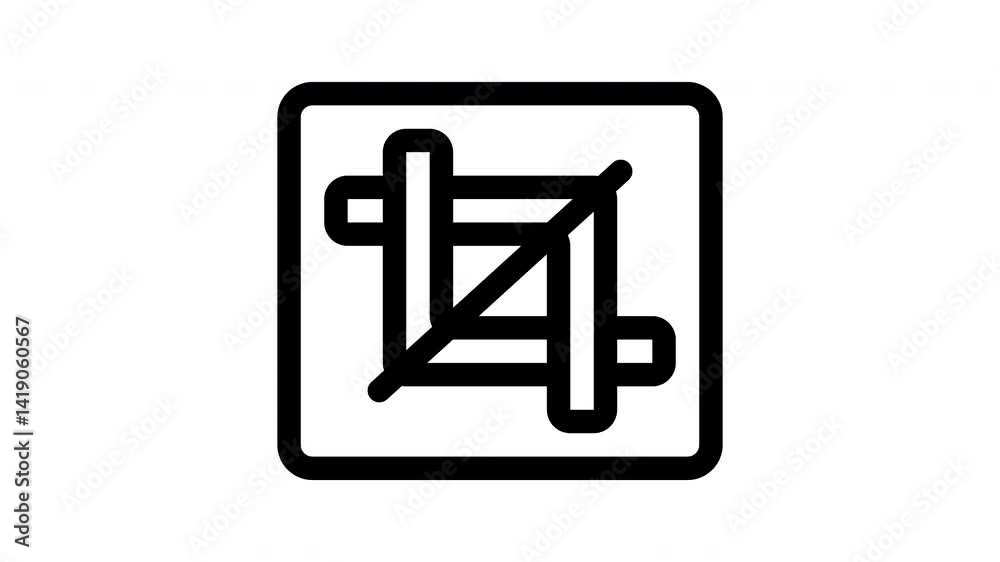 crop animated icon crop animated icon