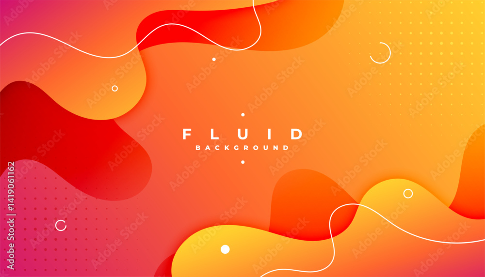 swirl and wave abstract fluid banner for a dynamic design