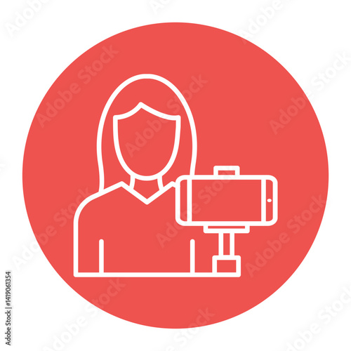 Female Vlogger Icon