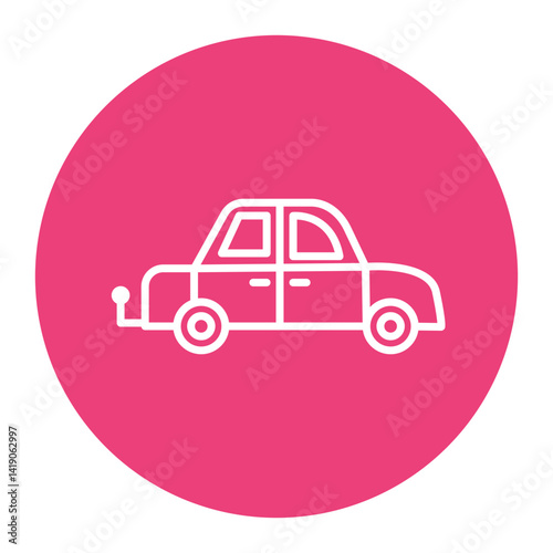 Following Car Icon