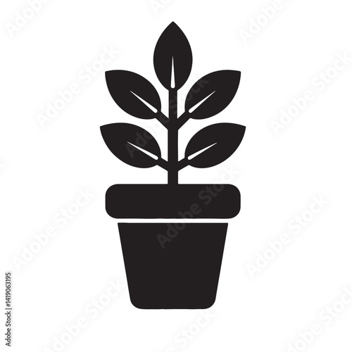Flowers icon. Flowers isolated on white background. Flowers in modern simple. Cute round flower plant nature collection. Vector illustrator.