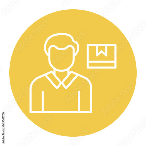 Recipient Man Icon