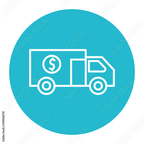 Cart Cash on Delivery Icon