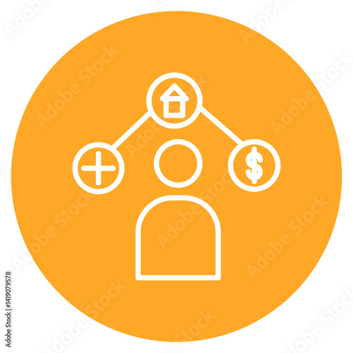 Resource Allocation Icon