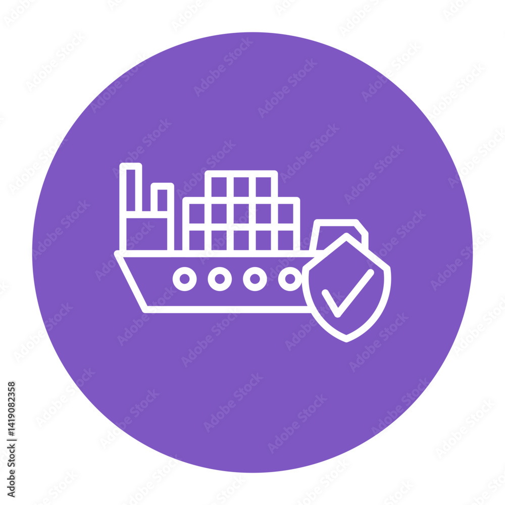 Shipment Insurance Icon