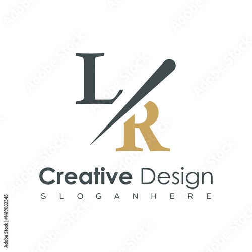 Wallpaper Mural initial monogram logo with creative design. Torontodigital.ca