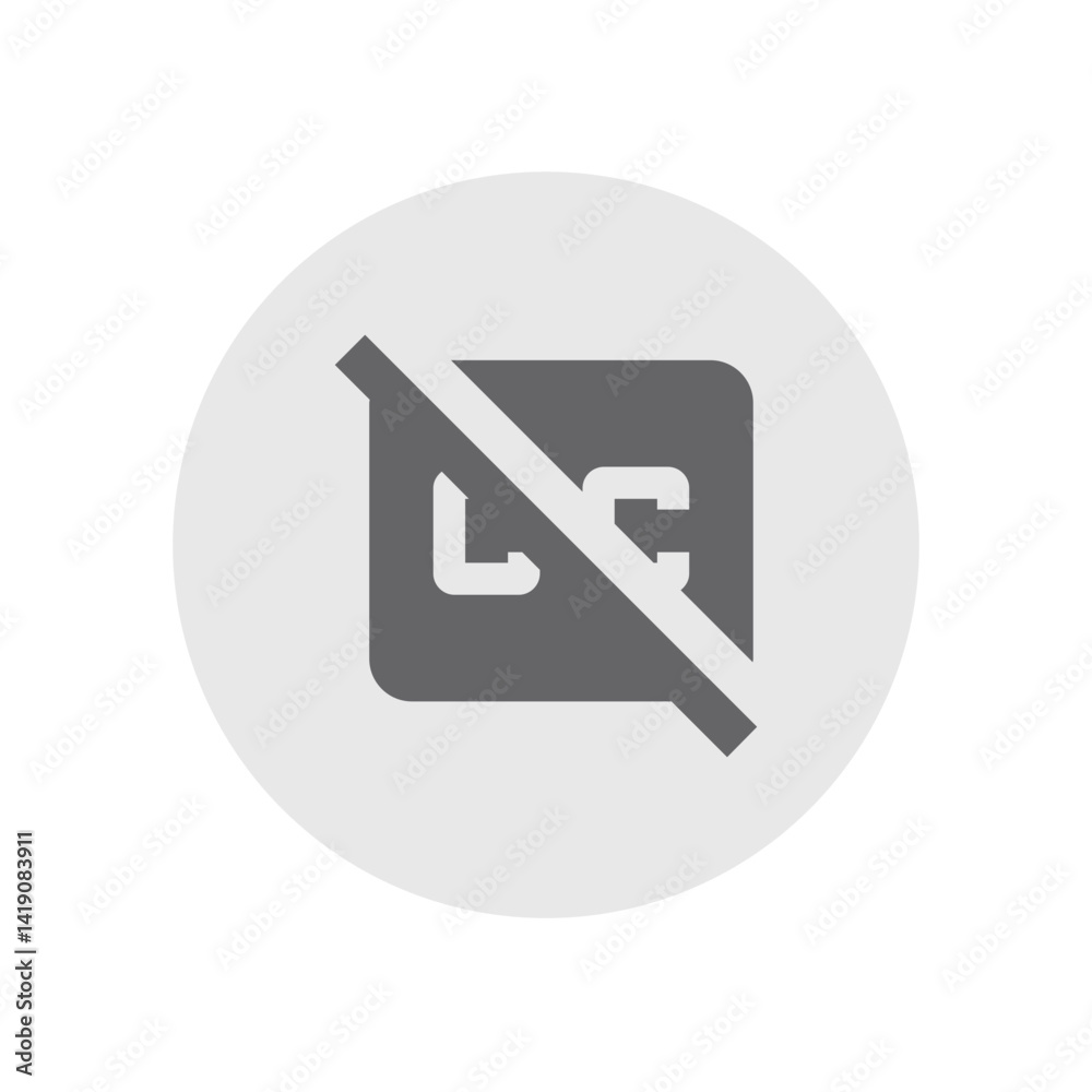 Closed Caption Disabled Filled Icon Closed Caption Disabled Filled Icon