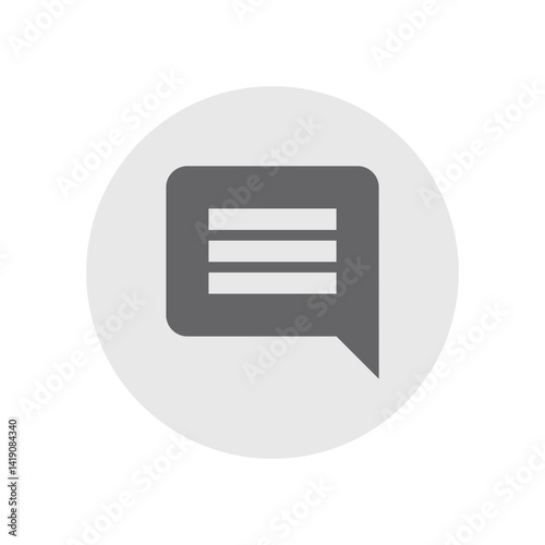 Comment Filled Icon