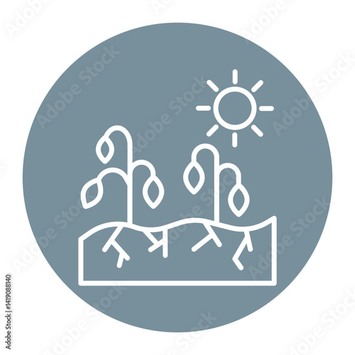 Dry Soil Icon