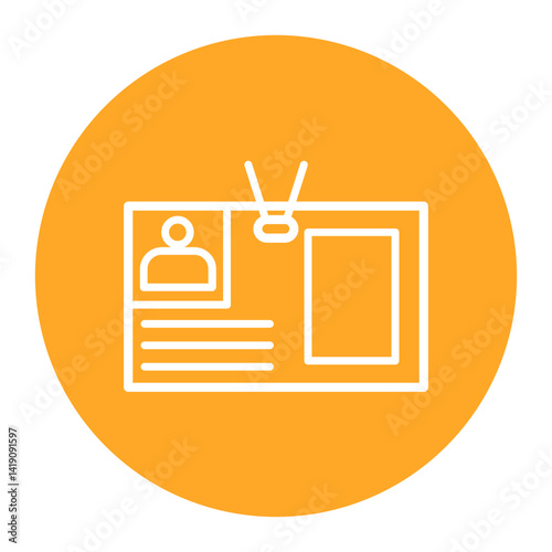 Employee Badge Icon