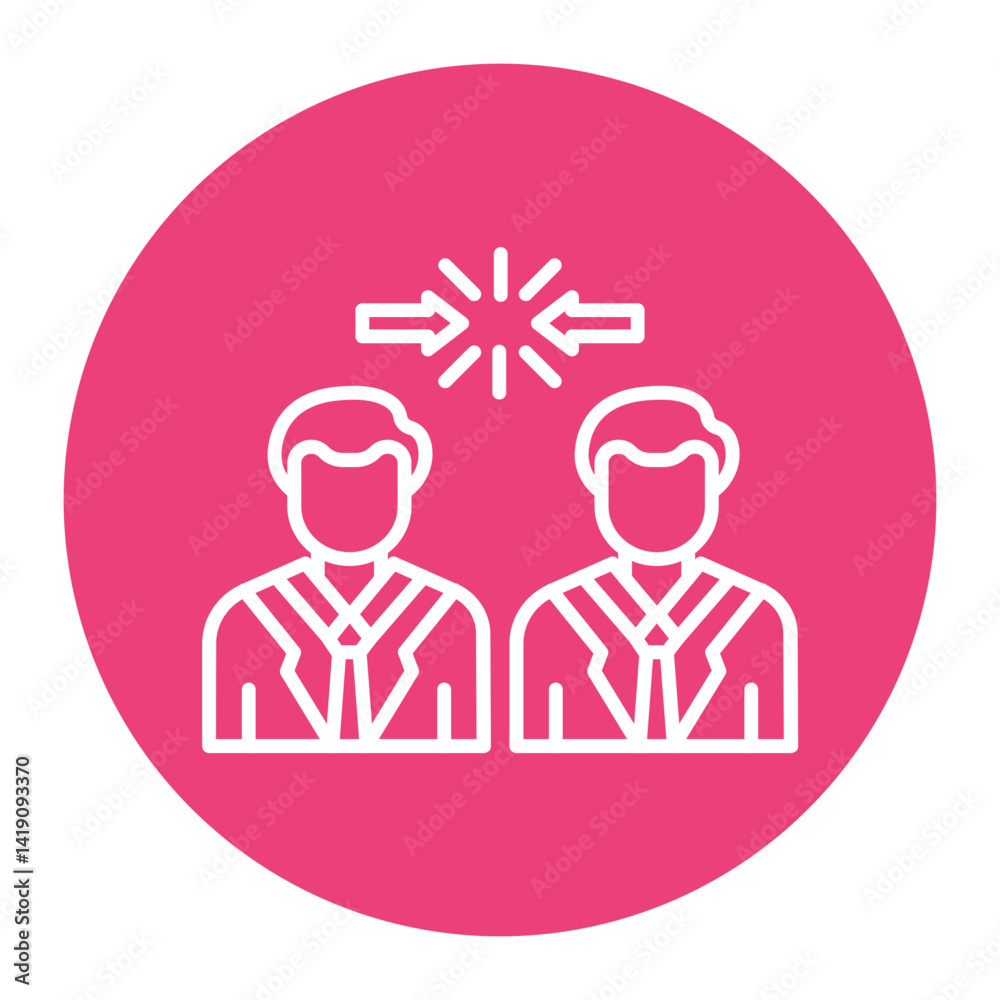 Conflict Resolution Icon Conflict Resolution Icon