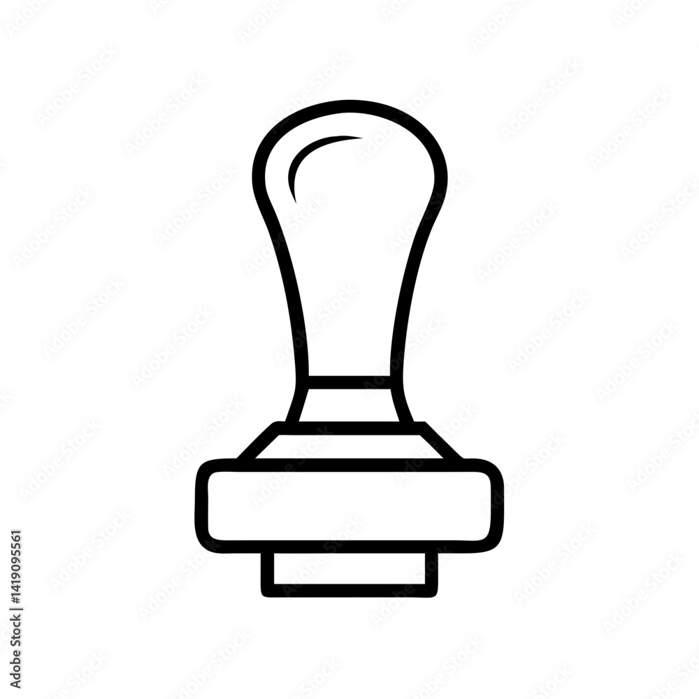 Rubber stamp illustration vector graphic design element for office and business needs design Rubber stamp illustration vector graphic design element for office and business needs design