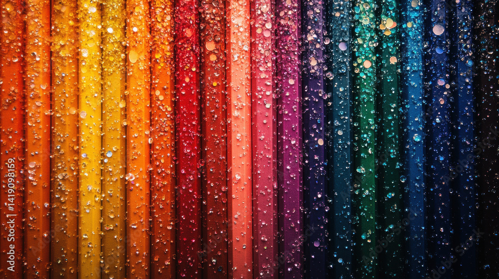 custom made wallpaper toronto digitalColored pencils stacked and make a colorful rainbow