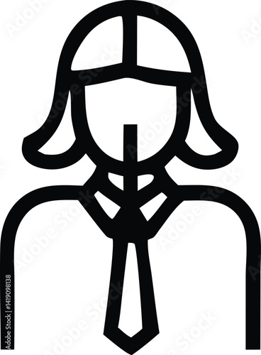 A black vector illustration shows a set of cross symbols, a religion icon design
