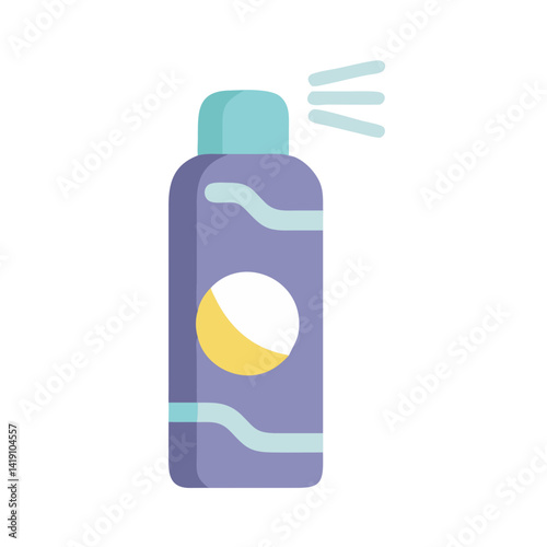 Spray Bottle Icon for Hair Styling, Personal Care