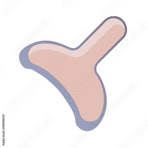  Modern Gua Sha Tool Icon Design