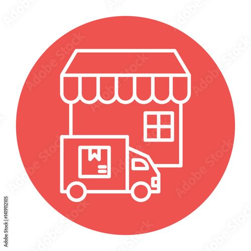 Delivery Shop Icon