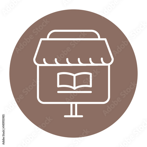 Online Book Store Icon