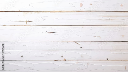 White wood wall. Wood white texture and background. Old wooden plank painted in white color. Natural white wood texture. 